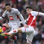 Kai Havertz merayakan gol kemenangan Arsenal atas Burnley di Emirates Stadium
