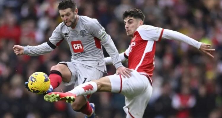 Kai Havertz merayakan gol kemenangan Arsenal atas Burnley di Emirates Stadium