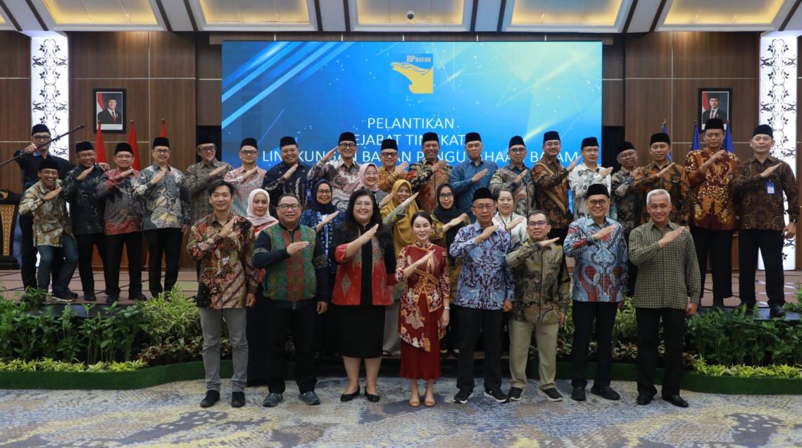 Pelantikan 27 Pejabat Struktural Tingkat II BP Batam dipimpin Li Claudia Chandra di Balairungsari
